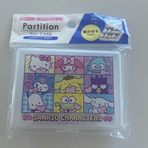 Sanrio partition pill case